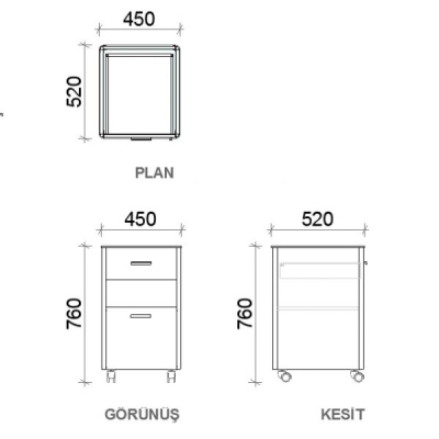 Tủ đầu giường MEISSA SERA 04